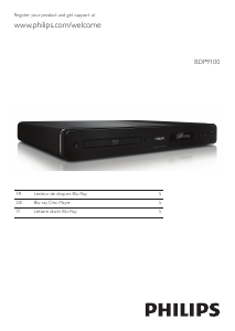 Manuale Philips BDP9100 Lettore blu-ray