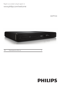 Руководство Philips BDP9100 Проигрыватели Blu-ray