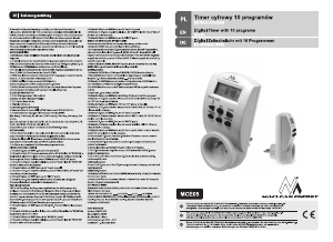 Instrukcja Maclean MCE05 Programator czasowy