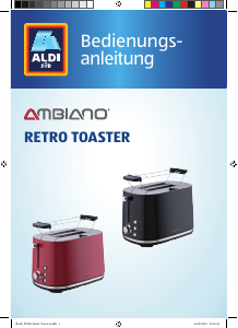 Bedienungsanleitung Ambiano GT-TDS-EDS-10 Toaster