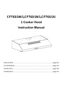 Manual de uso Candy CFT63/1N/1 Campana extractora