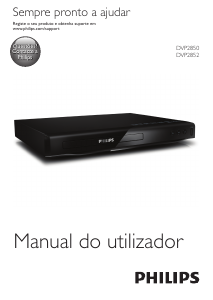 Manual Philips DVP2852 Leitor de DVD