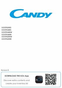 Mode d’emploi Candy CCE3T618EB Réfrigérateur combiné