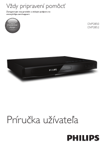 Návod Philips DVP2852 DVD prehrávač