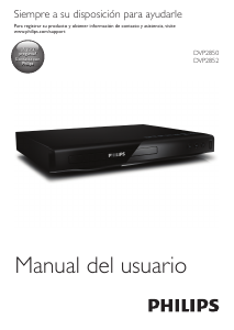 Manual de uso Philips DVP2852 Reproductor DVD