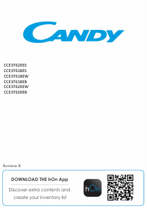 Priročnik Candy CCE3T620EW Hladilnik in zamrzovalnik