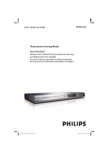 Manuale Philips DVP3120 Lettore DVD