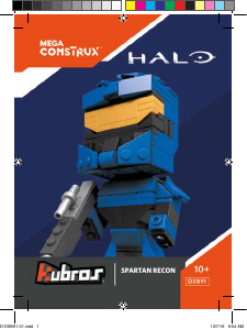 Handleiding Mega Construx set DXB91 Kubros Spartan Recon