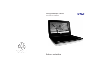 Kasutusjuhend Philips PD9000 DVD-mängija