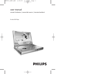 Mode d’emploi Philips PET810 Lecteur DVD