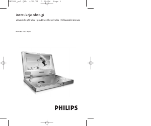Használati útmutató Philips PET810 DVD-lejátszó