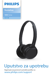 Priručnik Philips TAH1108BK Slušalica