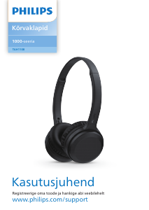 Kasutusjuhend Philips TAH1108BK Kõrvaklapp