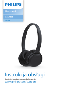 Instrukcja Philips TAH1108BK Słuchawki