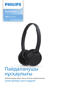 Посібник Philips TAH1108BK Навушник