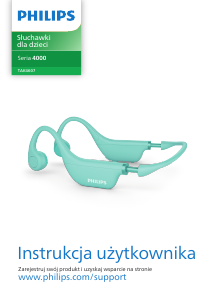 Instrukcja Philips TAK4607GY Słuchawki