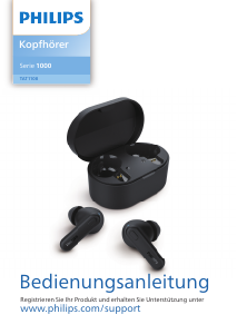 Bedienungsanleitung Philips TAT1108BK Kopfhörer