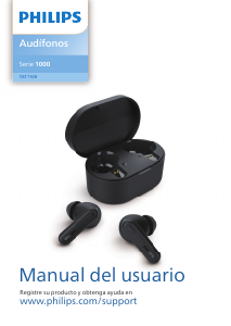 Manual de uso Philips TAT1108BK Auriculares