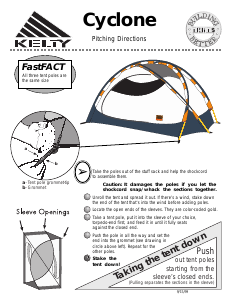 Handleiding Kelty Cyclone 2 Tent