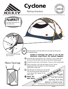 Handleiding Kelty Cyclone 3 Tent