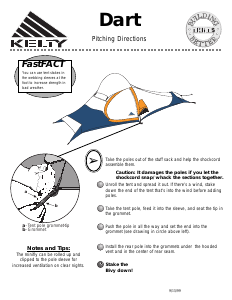 Manual Kelty Dart 1 Tent