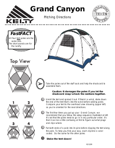 Manual Kelty Grand Canyon 11 Tent