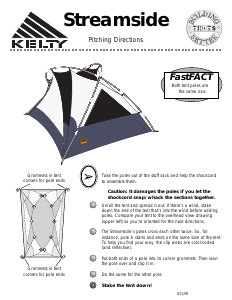 Manual Kelty Streamside 4 Tent