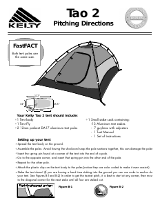 Handleiding Kelty Tao 2 Tent