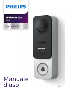 Manuale Philips DES8900VDP WelcomeEye Link Citofono