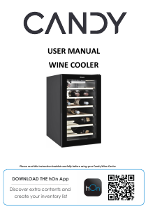Manual Candy CWCEL 210/NF Wine Cabinet