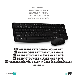 Manual Connect IT CKM-4500-CS Keyboard