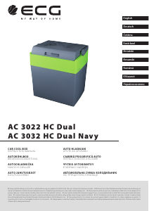 Manual ECG AC 3032 HC Dual Navy Cool Box