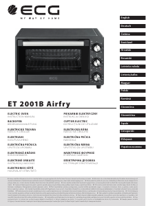 Manuál ECG ET 2001B Airfry Trouba