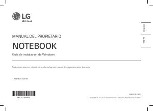 Manual de uso LG 17ZD90S-G Portátil