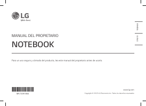 Manual de uso LG 16Z90S-G Portátil