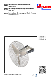 Mode d’emploi Maico ECO 40 D Ventilateur