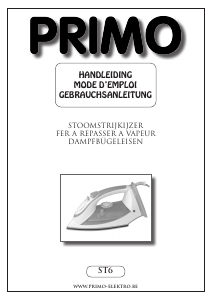 Handleiding Primo ST6 Strijkijzer