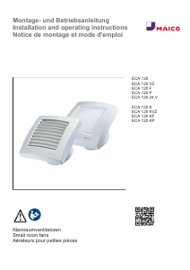 Bedienungsanleitung Maico ECA 120 F Ventilator