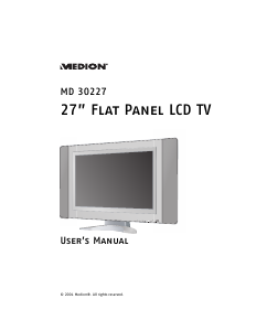 Handleiding Medion MD 30227 LCD televisie