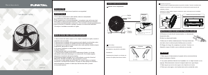 Manual de uso Punktal PK-5070 VT Ventilador