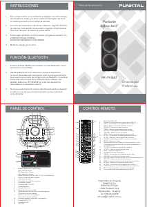 Manual de uso Punktal PK-79 BAT Altavoz