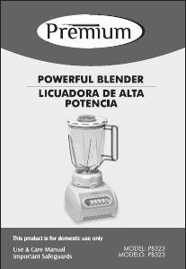 Manual Premium PB323 Blender