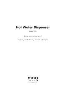 Bedienungsanleitung Moa HWD20 Wasserspender