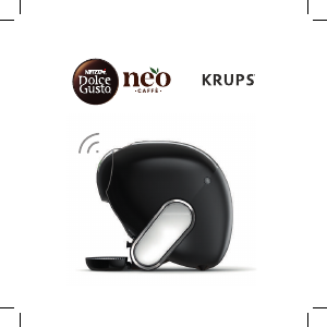 Manual Krups KP830810 Nescafe Dolce Gusto Neo Caffe Máquina de café expresso