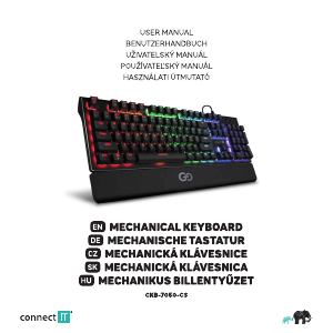 Manual Connect IT CKB-7050-CS Keyboard