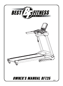 Manual Best Fitness BFT25 Treadmill