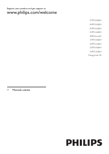 Manuale Philips 32PFL3406S LCD televisore