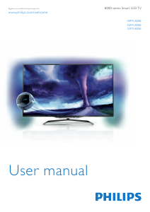 Manual Philips 55PFL8008S LED Television