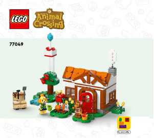 Посібник Lego set 77049 Animal Crossing Візит у гості до Isabelle