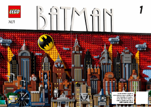 Manual Lego set 76271 Art Batman - The Animated Series Gotham City